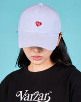 [VARZAR] Heart Logo Oxford Over Fit Ball Cap 3色 - コクモト KOCUMOTO