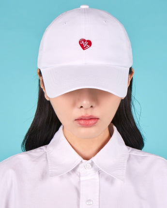 [VARZAR] Heart Logo Oxford Over Fit Ball Cap 3色 - コクモト KOCUMOTO