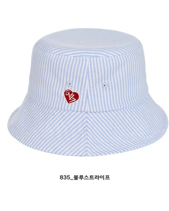 [VARZAR] Heart Logo Oxford Over Fit Bucket Hat 3色 - コクモト KOCUMOTO