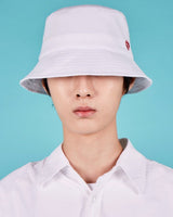 [VARZAR] Heart Logo Oxford Over Fit Bucket Hat 3色 - コクモト KOCUMOTO