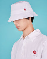 [VARZAR] Heart Logo Oxford Over Fit Bucket Hat 3色 - コクモト KOCUMOTO