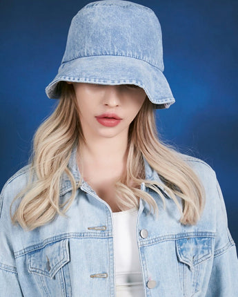 [VARZAR] Stone wash denim bucket hat 2色 - コクモト KOCUMOTO