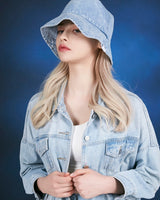 [VARZAR] Stone wash denim bucket hat 2色 - コクモト KOCUMOTO