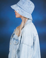 [VARZAR] Stone wash denim bucket hat 2色 - コクモト KOCUMOTO