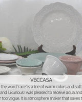 [VBC CASA] Incanto Lace/Stripe/Pleated Mug マグカップ 食器セット 韓国人気 家の贈り物 誕生日プレゼント キッチン用品 陶器 高級インテリア - コクモト KOCUMOTO