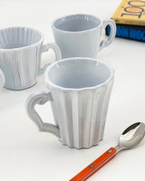 [VBC CASA] Incanto Lace/Stripe/Pleated Mug マグカップ 食器セット 韓国人気 家の贈り物 誕生日プレゼント キッチン用品 陶器 高級インテリア - コクモト KOCUMOTO