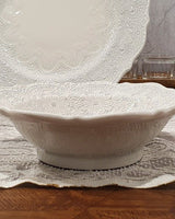 [VBC CASA] Lace Small round/Cereal bowl 4色 皿 食器セット 韓国人気 家の贈り物 誕生日プレゼント キッチン用品 陶器 高級インテリア - コクモト KOCUMOTO