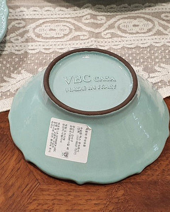 [VBC CASA] Lace Small round/Cereal bowl 4色 皿 食器セット 韓国人気 家の贈り物 誕生日プレゼント キッチン用品 陶器 高級インテリア - コクモト KOCUMOTO