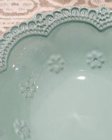 [VBC CASA] Lace Small round/Cereal bowl 4色 皿 食器セット 韓国人気 家の贈り物 誕生日プレゼント キッチン用品 陶器 高級インテリア - コクモト KOCUMOTO