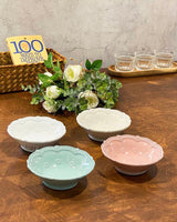 [VBC CASA] Lace Small round/Cereal bowl 4色 皿 食器セット 韓国人気 家の贈り物 誕生日プレゼント キッチン用品 陶器 高級インテリア - コクモト KOCUMOTO