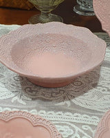 [VBC CASA] Lace Small round/Cereal bowl 4色 皿 食器セット 韓国人気 家の贈り物 誕生日プレゼント キッチン用品 陶器 高級インテリア - コクモト KOCUMOTO