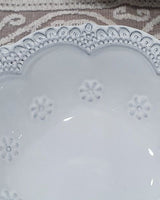 [VBC CASA] Lace Small round/Cereal bowl 4色 皿 食器セット 韓国人気 家の贈り物 誕生日プレゼント キッチン用品 陶器 高級インテリア - コクモト KOCUMOTO