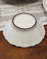 [VBC CASA] Lace Small round/Cereal bowl 4色 皿 食器セット 韓国人気 家の贈り物 誕生日プレゼント キッチン用品 陶器 高級インテリア - コクモト KOCUMOTO