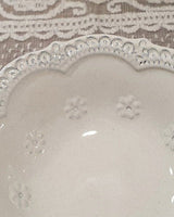 [VBC CASA] Lace Small round/Cereal bowl 4色 皿 食器セット 韓国人気 家の贈り物 誕生日プレゼント キッチン用品 陶器 高級インテリア - コクモト KOCUMOTO