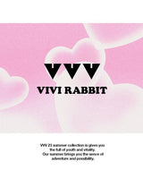 [VVV] 23S/S 韓国人気 VIVI Rabbit Keyring [2色] - コクモト KOCUMOTO