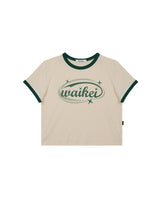 [Wai Kei]ウーマンヴィンテージロゴリンガー半袖Tシャツ5色 - コクモト KOCUMOTO