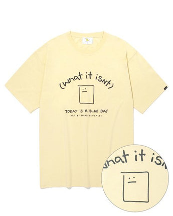 [WHAT IT ISNT] Blooming Shmoo Arch Logo Short Sleeve 3色 デイリー 韓国人気 - コクモト KOCUMOTO