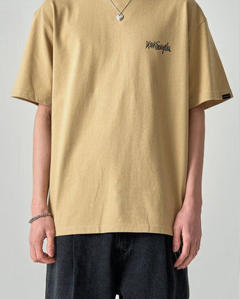 [WHAT IT ISNT] M/G FLORY LOGO SHORT SLEEVE 3色 デイリー 韓国人気 男女共用 - コクモト KOCUMOTO