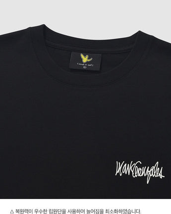 [WHAT IT ISNT] M/G FLORY LOGO SHORT SLEEVE 3色 デイリー 韓国人気 男女共用 - コクモト KOCUMOTO