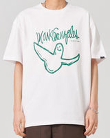 [WHAT IT ISNT] M/G One Tone Big Angel Short Sleeve 2色 デイリー 韓国人気 男女共用 - コクモト KOCUMOTO