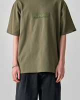 [WHAT IT ISNT] Tone On Tone Typo Logo Short Sleeve 3色 デイリー 韓国人気 男女共用 - コクモト KOCUMOTO