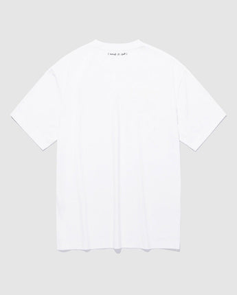 [WHAT IT ISNT] Tone On Tone Typo Logo Short Sleeve 3色 デイリー 韓国人気 男女共用 - コクモト KOCUMOTO