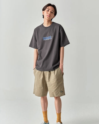 [WHAT IT ISNT] Tone On Tone Typo Logo Short Sleeve 3色 デイリー 韓国人気 男女共用 - コクモト KOCUMOTO