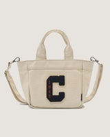 [WHO.A.U] Big Letter Canvas Two Way Bag 2色 新商品 韓国ファッション 韓国人気 - コクモト KOCUMOTO