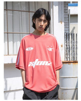 [XTONZ] Sporty round short sleeve t-shirt 3色 大学生ファッション/韓国ファッション/人気ブランド/ 男女共用/カップル - コクモト KOCUMOTO