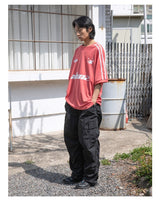 [XTONZ] Sporty round short sleeve t-shirt 3色 大学生ファッション/韓国ファッション/人気ブランド/ 男女共用/カップル - コクモト KOCUMOTO