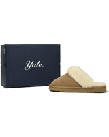 [YALE] 23F/W HERITAGE DAN SUEDE SLIDES _ BEIGE ファースリッパ - コクモト KOCUMOTO