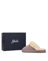 [YALE] 23F/W HERITAGE DAN SUEDE SLIDES _ PINK ファースリッパ - コクモト KOCUMOTO