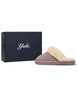 [YALE] 23F/W HERITAGE DAN SUEDE SLIDES _ PINK ファースリッパ - コクモト KOCUMOTO