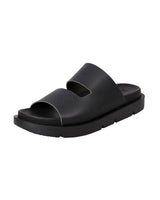 [YASE] Santorini slide leather black 551 - コクモト KOCUMOTO